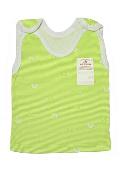 Состав:
Кулирка
Хлопок 100%
	Майка детская на кнопках.