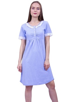 Состав: 
Поливискон
	Женская ночная сорочка.
Обратите внимание: расцветка товара на сайте может отличаться от фактической расцветки. Оптовый склад оставляет за собой право поставить товар любого цвета, который имеется на данный момент.	