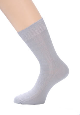 Состав:
Хлопок 80%
Полиамид 20%
	Носки мужские демисезонные  с рельефным рисунком и классической длиной паголенка.