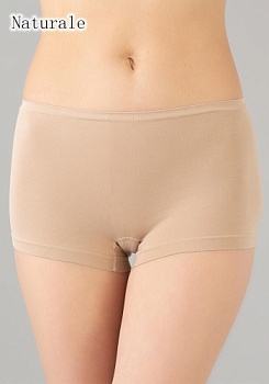 Состав:
Полиамид 90%
Эластан 7% 
Хлопок 3%
     Бесшовные трусики-шорты с х/б ластовицей, выполненные из мягкой микрофибры.