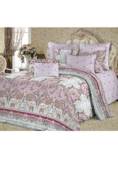 Ткань: Перкаль
Состав: Хлопок 100%
   Комплект постельного белья «Жемчужина востока» эксклюзивной коллекции 