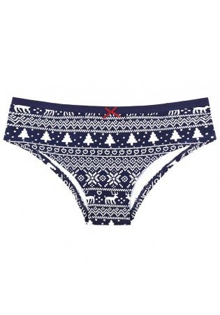 Состав:
Хлопок 95%,  
Эластан 5%
	Женские трусики из набивного полотна.