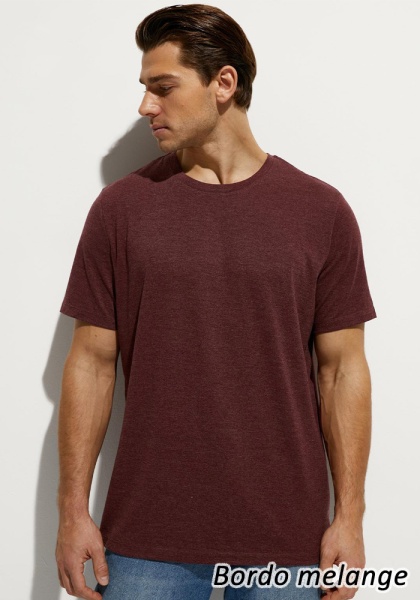 Omsa U 1202 футболка мужская bordo melange