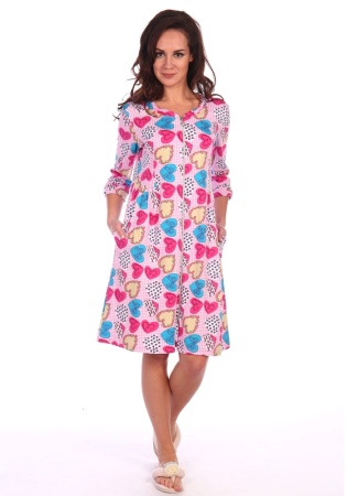 Состав: 
Интерлок
Хлопок 100%
	Халат для беременных.

Обратите внимание: расцветка товара на сайте может отличаться от фактической расцветки. Оптовый склад оставляет за собой право поставить товар любого цвета, который имеется на данный момент.