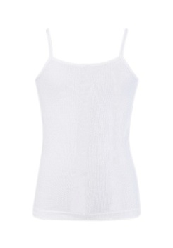 Состав:
Хлопок 95%
Эластан 5%
	Удобная майка для девочки на тонких бретелях. 