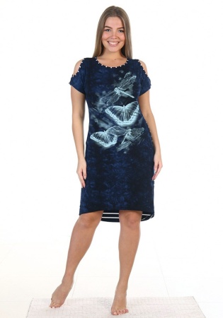 Состав:
Вискоза
Хлопок 100%
	Туника женская с модным принтом.