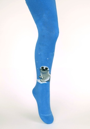 Состав: 
Хлопок 87%, 
Полиамид 12%, 
Эластан 1%
	Плюшевое переплетение, плюш внутри, с компьютерным рисунком на ножке.