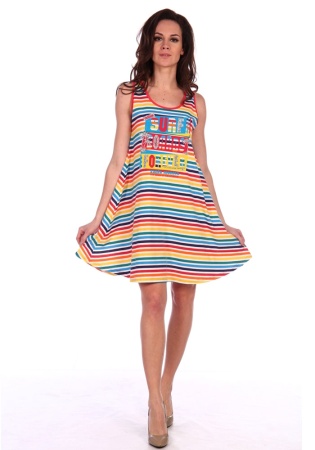 Состав:
Кулирка
Хлопок 100%
	Женский туника из набивного полотна с рисунком. 

Обратите внимание: расцветка товара на сайте может отличаться от фактической расцветки. Оптовый склад оставляет за собой право поставить товар любого цвета, который 