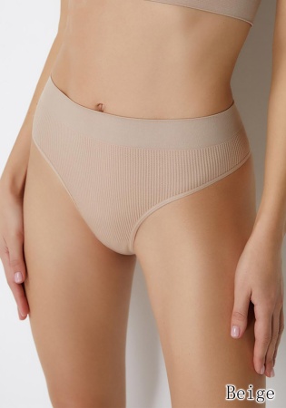 Omsa БOmD_S 2142-01SS Wafle String Alto трусы женские beige-1