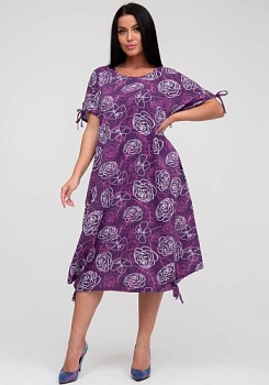 Состав:
Кулирка
Хлопок 100%
     Туника свободного силуэта MAX. Спущенное плечо заканчивается декоративной завязкой. Объем по низу изделия формируется с помощью завязок в области бокового шва. Карманы в боковом шве. Стильный вариант для женщин с пы