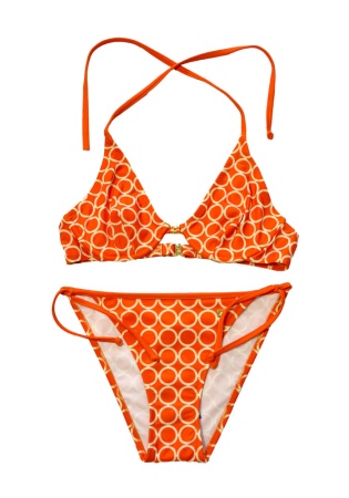 Состав:
Эластичное полотно
ПА 80%,
ПУ 20%
	Купальник раздельный. Состоит из бюстгальтера и трусов. Выполнен из классической купальной ткани.