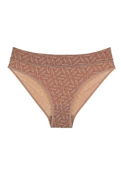 Состав:
Хлопок 95%
Эластан 5%
	Женские трусы слипы с цветочным рисунком. 