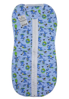 Состав:
Кулирка
Хлопок 100%
	Пеленка-кокон на молнии из кулирного полотна. Цвета ассорти. 