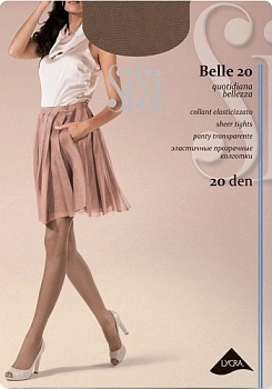 Состав:
Полиамид 88%
Эластан 12%
       Прозрачные шелковистые колготки 20 DEN на каждый день с шортиками и комфортным швом. Укрепленный мысок.