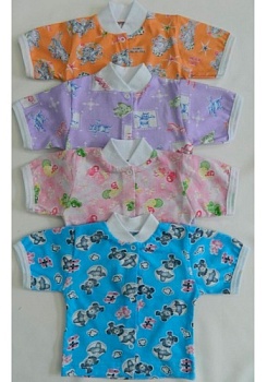 Состав:
Хлопок 100%
Кофта на кнопках с короткими рукавами. Ткань: Кулирка