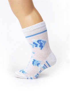 Состав: 
Хлопок: 52%, 
ПА: 20%, 
ПП: 28%.
	Носки детские. 