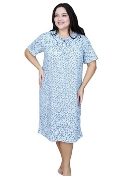 Состав: 
Хлопок 100% 
	Женская сорочка из принтованного полотна. 

Обратите внимание: расцветка товара на сайте может отличаться от фактической расцветки. Оптовый склад оставляет за собой право поставить товар любого цвета, который имеется на данный мо