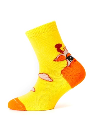 Состав:
Хлопок 80%
Полиамид 13%
Полипропилен 5%
Эластан 2%
	Детские носки.