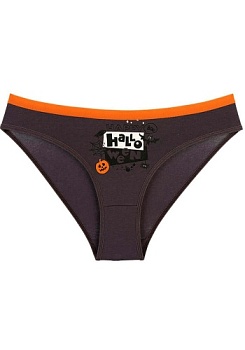 Состав:
Хлопок 95%
Эластан 5%
	Женские трусы-слипы на тему 