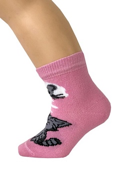 Состав:
Хлопок – 74%
ПА – 20%
Эластан – 6%
	Носки детские демисезонные для мальчиков и девочек с рисунком. Цвета и рисунки ассорти. 