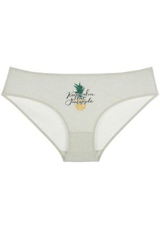 Состав:
Хлопок 95%
Эластан 5%
	Женские трусы-баталы из принтованной ткани. Цвета ассорти. 