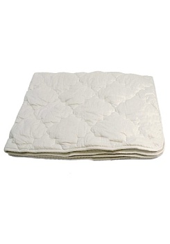 Ткань:
Хлопок 100%
Наполнитель: 
Овечья шерсть
	Одеяло 