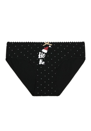 Состав:
Хлопок 95%
Эластан 5%
	Жеские хлопковые трусы из набивного полотна с рисунком. На поясе украшен бантиком. 