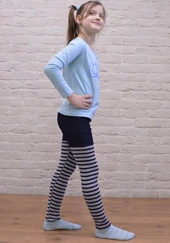 Состав:
Футер двунитка
Рибана
	Детские леггинсы 