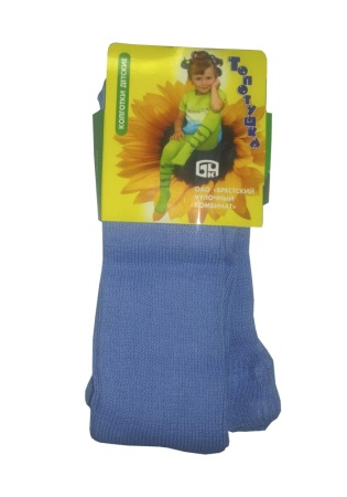 Состав:
Хлопок 100%
	Детские колготки однотонные. 