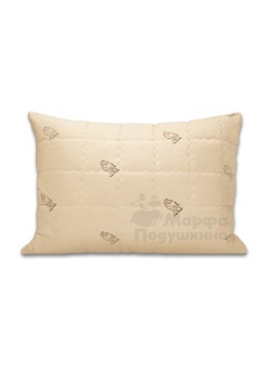 Ткань: 
Полиэстер
Наполнитель:
Верблюжья шерсть
	Подушка 