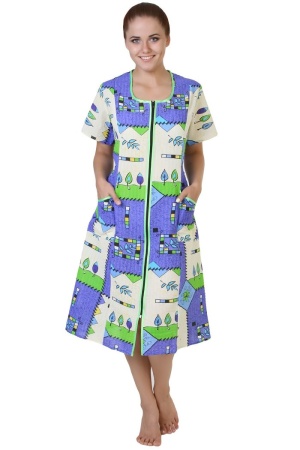 Состав:
Креп
Хлопок 100%
	Халат женский 