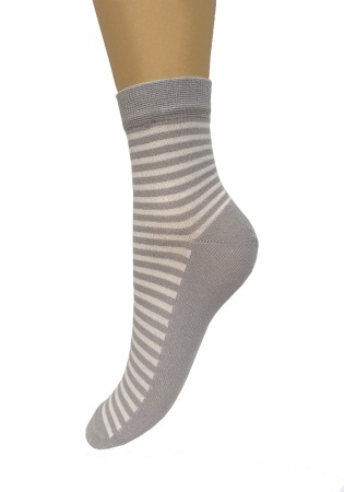 Состав:
Хлопок 73%
ПА 25%
Эластан 2%
	Классические женские носки с двойным бортом.
