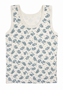 Состав:
Футер
Хлопок 100%
	Майка детская, утеплённая футером.