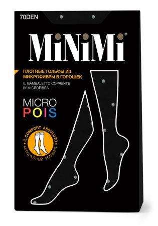 Состав:
Полиамид 89%
Эластан 11%
      Непрозрачные фантазийные гольфы плотностью 70 ден, выполненные из мягкой микрофибры 3D с узором 