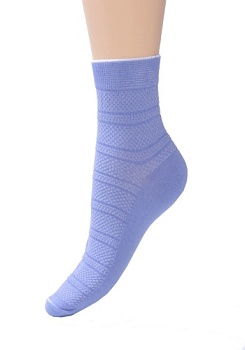 Состав:
Хлопок 80%
Полиамид 15%
Эластан 5%
	Классические носки с рельефным рисунком.