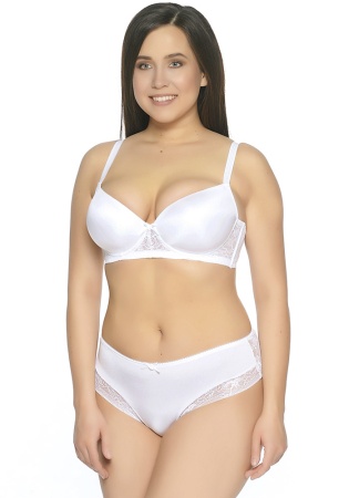 Состав:
Эластичное полотно
ПА 85%, 
ПУ 15%
Кружево
ПА 90%, 
ПУ 10%
Ластовица
Хлопок 100%
	Трусики-боксеры выполнены из эластичного полотна и эластичного кружева. Линия талии декорирована эластичной лентой с фестонами. Передняя деталь декориро