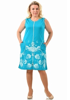 Состав: 
Кулирка
Хлопок 100% 
	Женский халат 