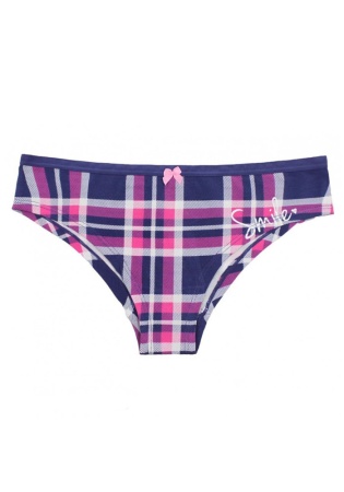 Состав:
Хлопок 95%,  
Эластан 5%
	Женские трусики из набивного полотна, декорированы атласным бантиком.
