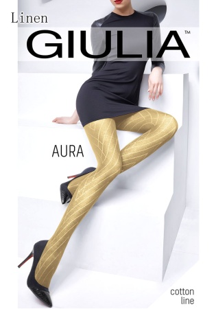 Состав:
Хлопок 63%
Полиамид 33%
Эластан 4%
	Теплые фантазийные колготки из 3D хлопка с оплетенным эластаном, плотностью 120 ден, с укрепленным мыском, ластовицей, широким поясом и плоским швом. Вся нога модели украшена просветным узором из крупных