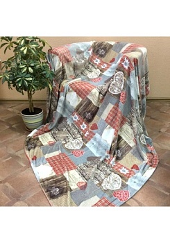 Материал:
Велсофт (полиэстер 100%)  плотностью 250 г/кв.м. 
	Пледы серии 