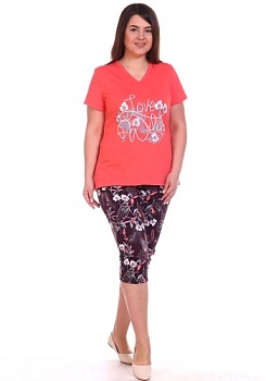 Состав:
Хлопок 100%
	Женский комплект 