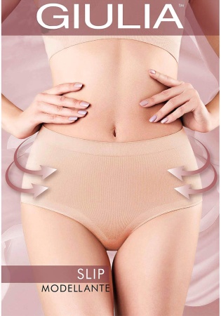 Состав:
Полиамид 87%
Эластан 12%
Хлопок 1%
	Моделирующие трусы-слип из плотной микрофибры, парфюмированные, с х/б ластовицей и высоким верхом. Придают красивую форму животу благодаря утягивающему поясу.
