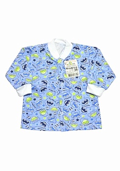 Состав:
Футер
Хлопок 100%
	Кофта для малышей с длинным рукавом на кнопках. 