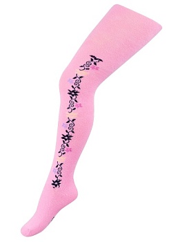 Состав:
Хлопок 76%, 
Полиамид 21%, 
Эластан 3%
	Плотные колготки из хлопка с компьютерным рисунком, орнаментом для девочек. Приятные к телу, они плотно облегают ножку и приносят чувство комфорта. 
