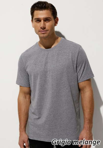 Omsa U 1202 футболка мужская grigio melange