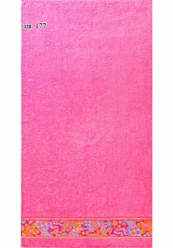 Ткань: Махра
Состав: 
Хлопок 100% 
Размер: 70х130
	Полотенце махровое гладкокрашеное «Flower Garden» производится из 100% натурального сырья и обладает высокой впитывающей способностью. Стойкость окраски и специальная противоусадочная технология