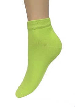 Состав: 
Хлопок 85%
ПА 13%
Эластан 2%
	Гладкие женские носки средней длины.