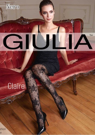 Состав:
Полиамид 94%
Эластан 5%
Хлопок 1%
	Прозрачные фантазийные колготки с эластаном двойной обмотки, плотностью 40 ден, c широким комфортным поясом, усиленными плоскими швами и х/б ластовицей. Вся нога модели декорирована тканым узором 