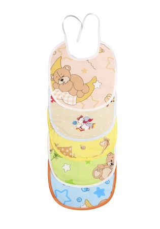 	Маленький нагрудник для малыша на завязках. 