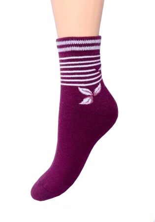 Состав:
Шерсть 30%
ПАН 60%
ПА 7%
Эластан 3%
	Носки зимние полушерстяные с плюшем внутри изделия.